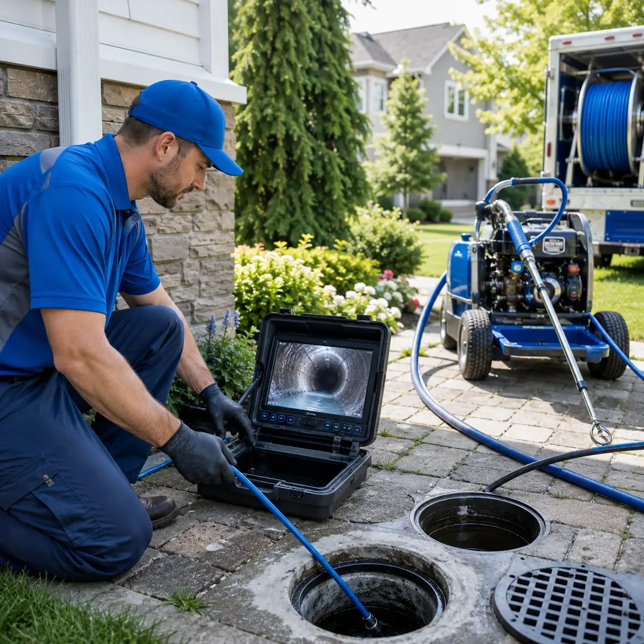 Outdoor drain cleaning professionals serving Three Mile Bay, NY